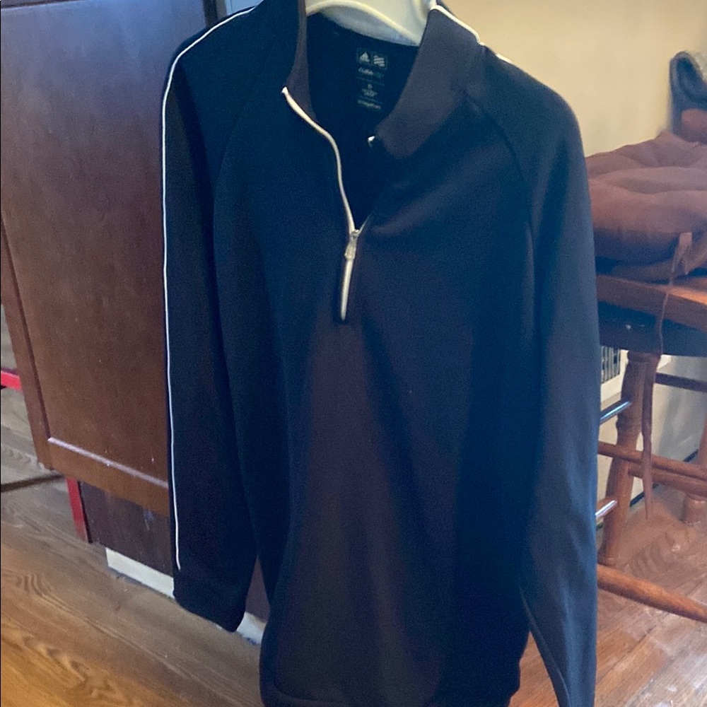 Adidas Black and White Lightweight Jacket